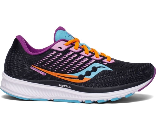 Tenis Saucony Ride 13 Mujer Zapatos Neutrales Future / Negras México MX-740-BV